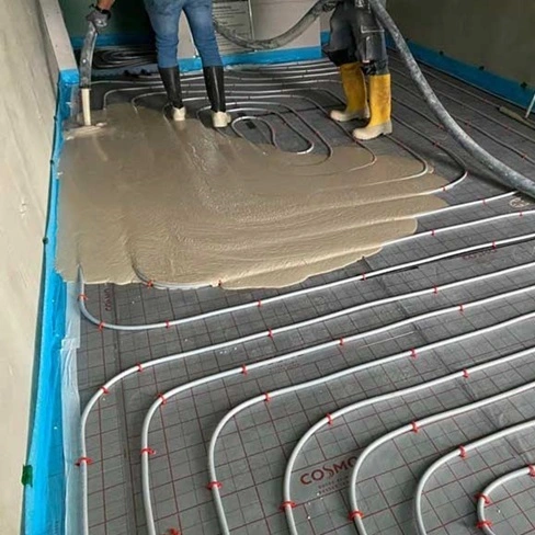 Effiziente Estrichtrocknung mit HeizMax® – Schneller Baufortschritt